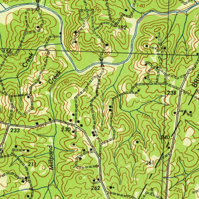United States Geological Survey Emporia, VA-NC (1942, 62500-Scale) digital map