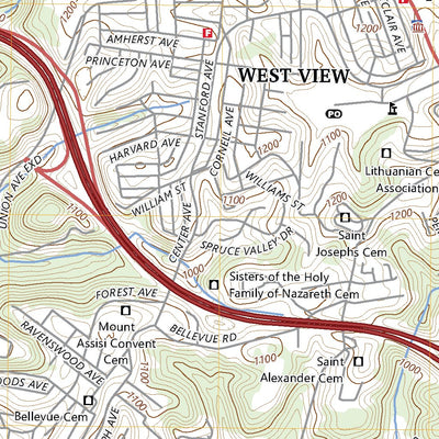 United States Geological Survey Emsworth, PA (2023, 24000-Scale) digital map