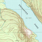 United States Geological Survey Enchanted Pond, ME (1989, 24000-Scale) digital map