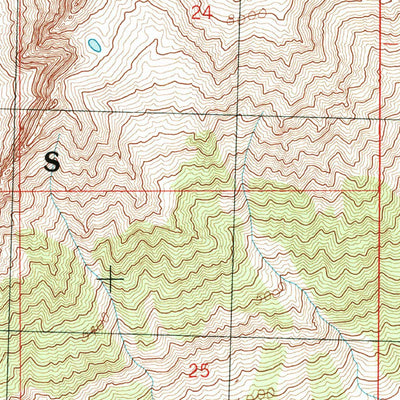 United States Geological Survey Enchantment Lakes, WA (1989, 24000-Scale) digital map