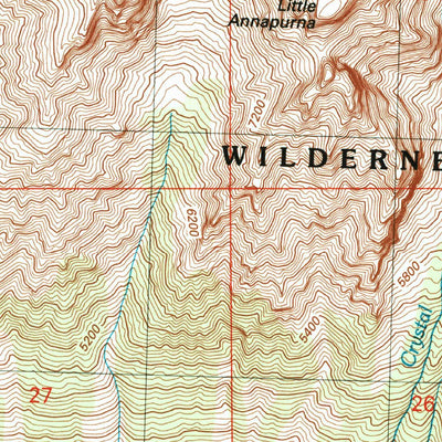 United States Geological Survey Enchantment Lakes, WA (2003, 24000-Scale) digital map