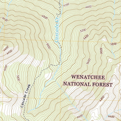 United States Geological Survey Enchantment Lakes, WA (2020, 24000-Scale) digital map
