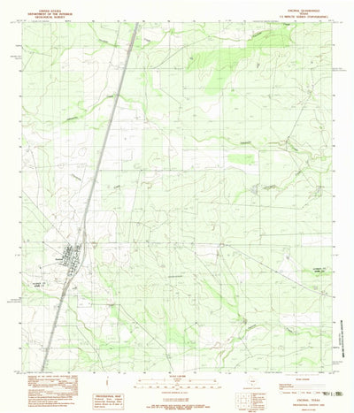 United States Geological Survey Encinal, TX (1982, 24000-Scale) digital map