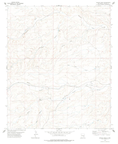 United States Geological Survey Encino Draw, NM (1978, 24000-Scale) digital map