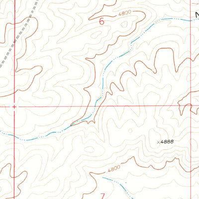 United States Geological Survey Encino Draw, NM (1978, 24000-Scale) digital map