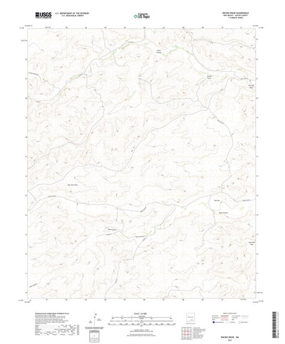 United States Geological Survey Encino Draw, NM (2023, 24000-Scale) digital map
