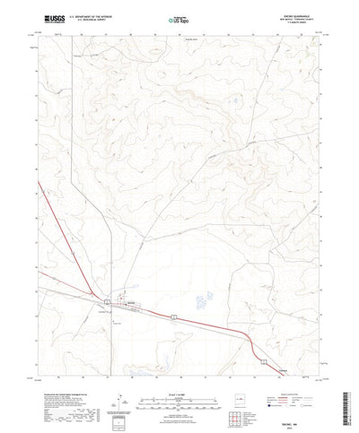 United States Geological Survey Encino, NM (2023, 24000-Scale) digital map