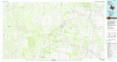 United States Geological Survey Encino, TX (1992, 100000-Scale) digital map