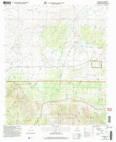 United States Geological Survey Encinoso, NM (2004, 24000-Scale) digital map