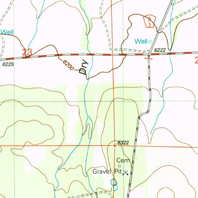 United States Geological Survey Encinoso, NM (2004, 24000-Scale) digital map