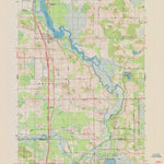 United States Geological Survey Endeavor, WI (1984, 24000-Scale) digital map