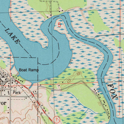 United States Geological Survey Endeavor, WI (1984, 24000-Scale) digital map