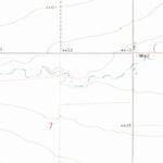 United States Geological Survey Endee Hill, NM-TX (1971, 24000-Scale) digital map