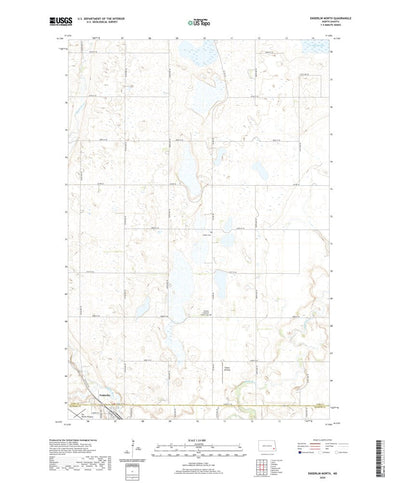 United States Geological Survey Enderlin North, ND (2020, 24000-Scale) digital map