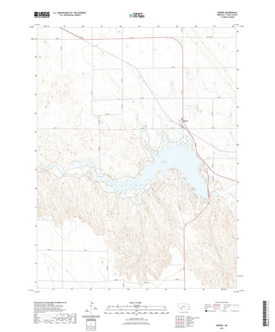 United States Geological Survey Enders, NE (2021, 24000-Scale) digital map