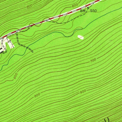 United States Geological Survey Enders, PA (1947, 24000-Scale) digital map
