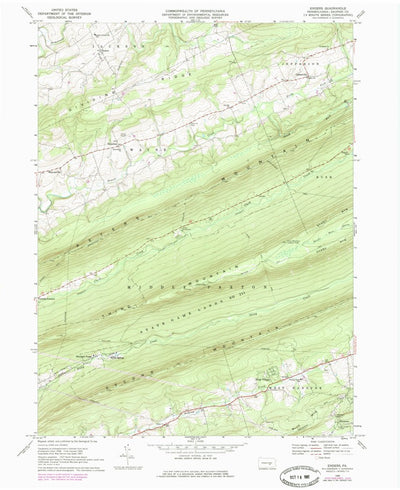 United States Geological Survey Enders, PA (1969, 24000-Scale) digital map