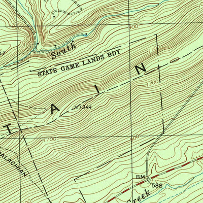 United States Geological Survey Enders, PA (1995, 24000-Scale) digital map