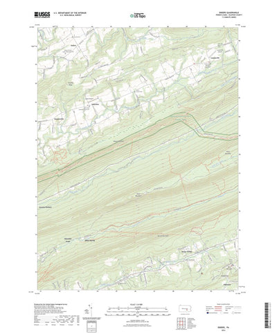 United States Geological Survey Enders, PA (2023, 24000-Scale) digital map