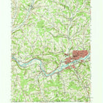 United States Geological Survey Endicott, NY (1956, 62500-Scale) digital map