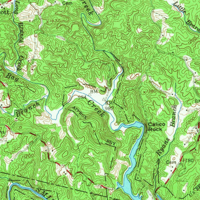 United States Geological Survey Endicott, VA (1957, 62500-Scale) digital map