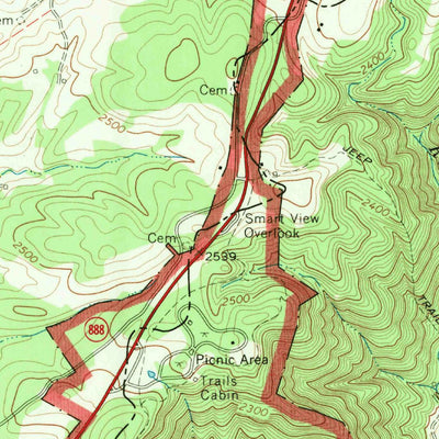 United States Geological Survey Endicott, VA (1967, 24000-Scale) digital map