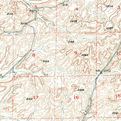 United States Geological Survey Endicott, WA (1950, 62500-Scale) digital map