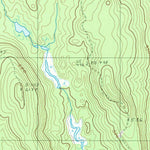 United States Geological Survey Endless Lake, ME (1988, 24000-Scale) digital map