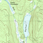 United States Geological Survey Endless Lake, ME (1988, 24000-Scale) digital map