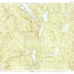 United States Geological Survey Enfield Center, NH (1984, 25000-Scale) digital map