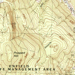 United States Geological Survey Enfield Center, NH (1984, 25000-Scale) digital map