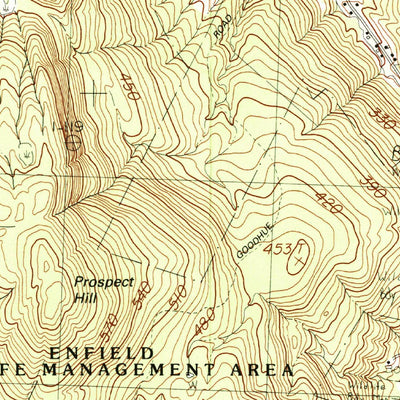 United States Geological Survey Enfield Center, NH (1984, 25000-Scale) digital map