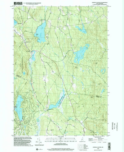 United States Geological Survey Enfield Center, NH (1998, 24000-Scale) digital map
