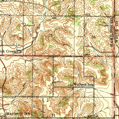 United States Geological Survey Enfield, IL (1944, 62500-Scale) digital map
