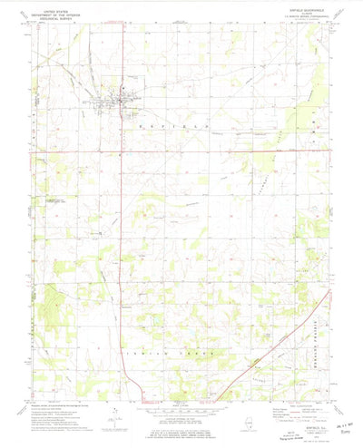 United States Geological Survey Enfield, IL (1974, 24000-Scale) digital map