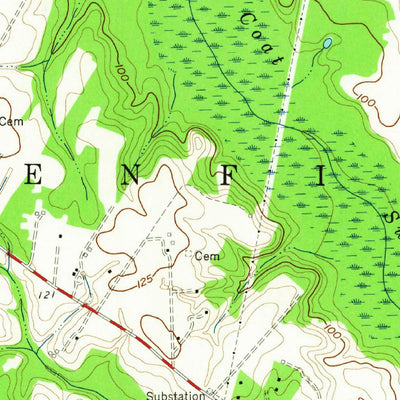 United States Geological Survey Enfield, NC (1961, 24000-Scale) digital map