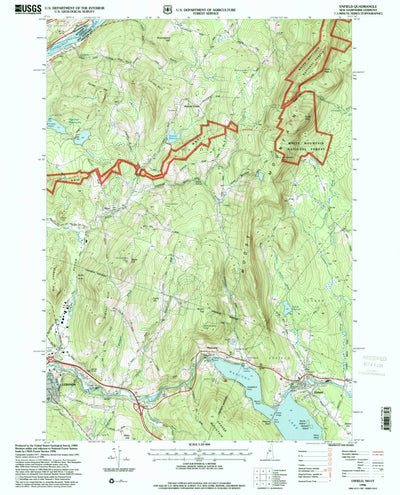United States Geological Survey Enfield, NH-VT (1996, 24000-Scale) digital map