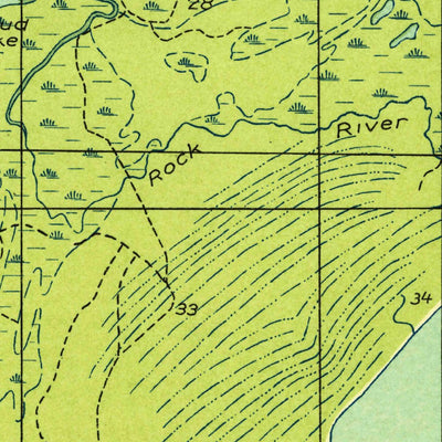 United States Geological Survey Engadine, MI (1931, 31680-Scale) digital map