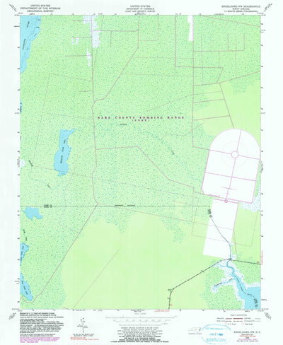 United States Geological Survey Engelhard NW, NC (1953, 24000-Scale) digital map