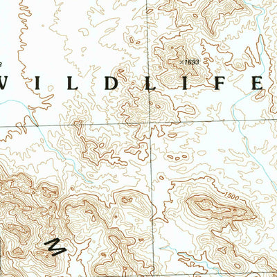 United States Geological Survey Engesser Pass, AZ (1990, 24000-Scale) digital map