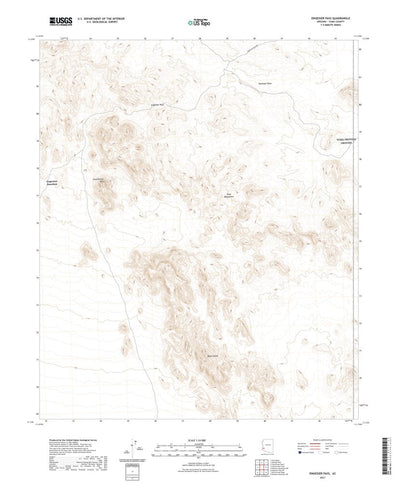 United States Geological Survey Engesser Pass, AZ (2021, 24000-Scale) digital map