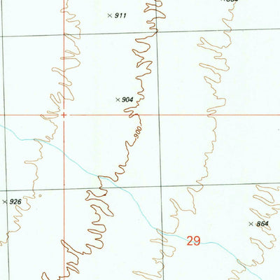 United States Geological Survey Engesser Pass SW, AZ (1990, 24000-Scale) digital map