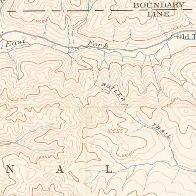 United States Geological Survey Engineer Mountain, CO (1898, 62500-Scale) digital map