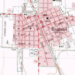 United States Geological Survey England, AR (1982, 24000-Scale) digital map