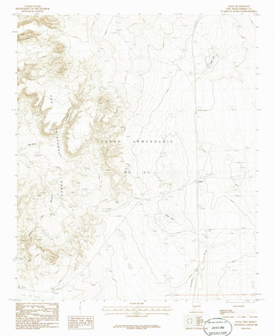 United States Geological Survey Engle, NM (1985, 24000-Scale) digital map