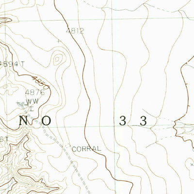 United States Geological Survey Engle, NM (1985, 24000-Scale) digital map