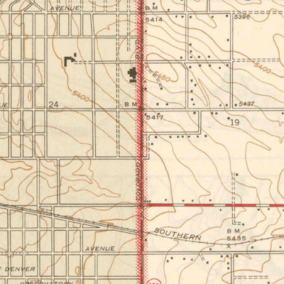 United States Geological Survey Englewood, CO (1944, 31680-Scale) digital map