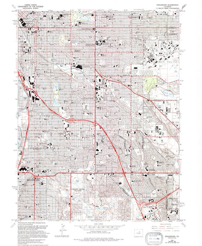 United States Geological Survey Englewood, CO (1965, 24000-Scale) digital map