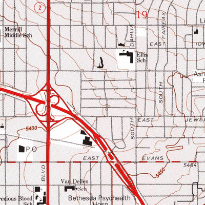 United States Geological Survey Englewood, CO (1965, 24000-Scale) digital map