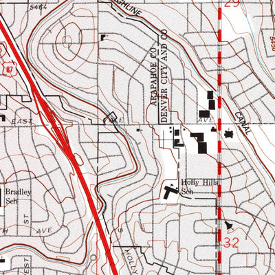 United States Geological Survey Englewood, CO (1965, 24000-Scale) digital map